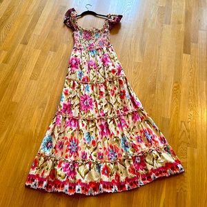 WORN ONCE gorgeous floral dress XS
